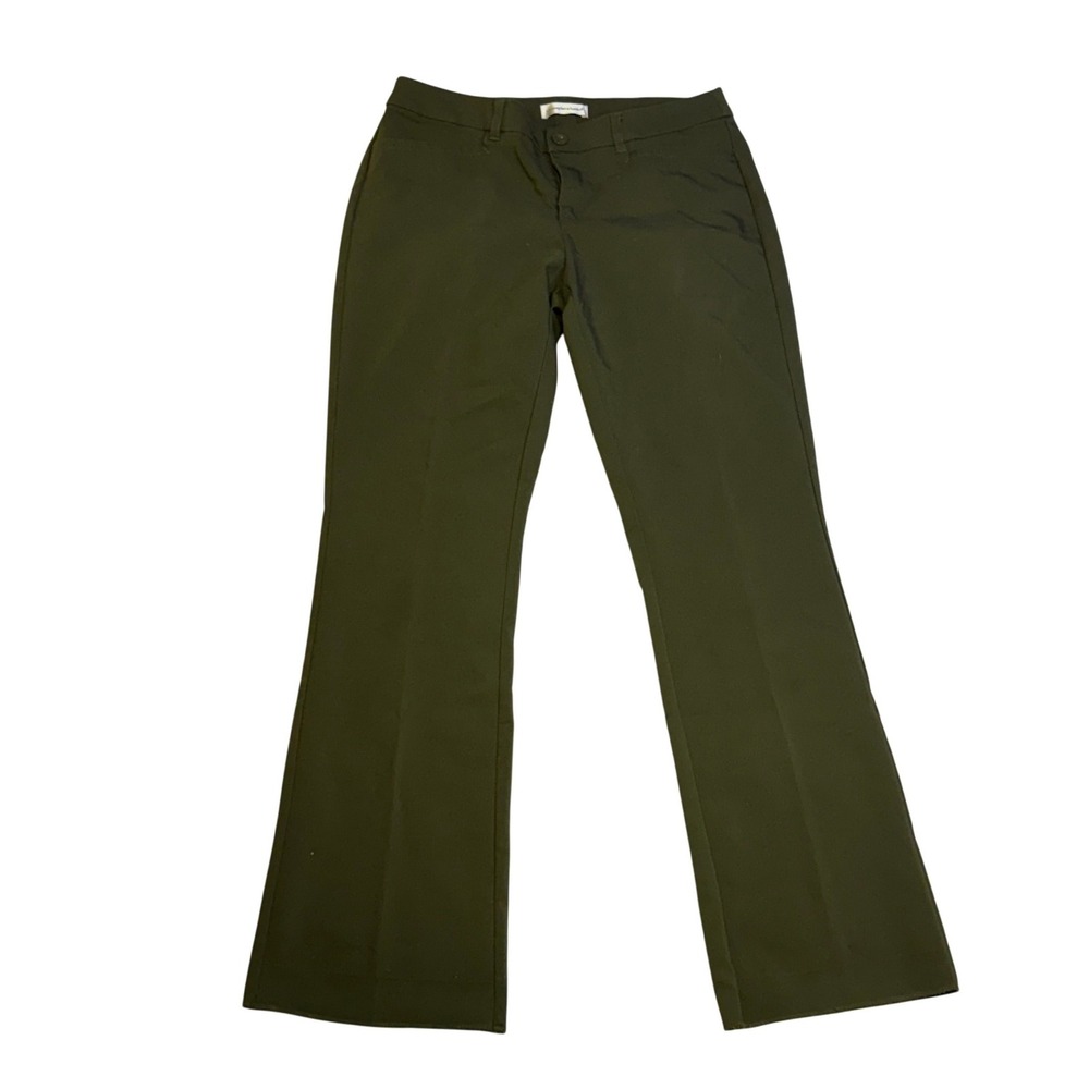 Christopher & Banks Olive Green Bootcut Dress Pants Womens Size 6 Workwear